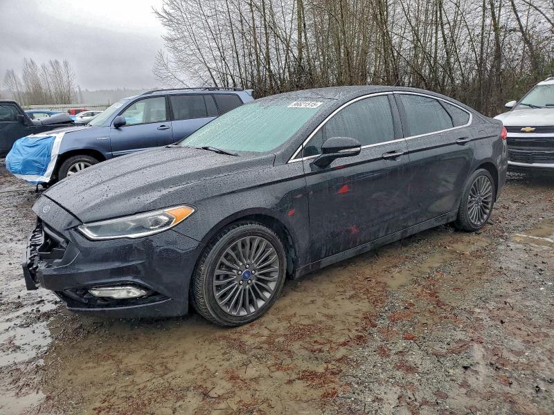 FORD FUSION SE 2017 with VIN 3FA6P0T94HR101088 - Photo from auction