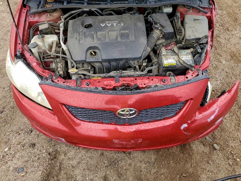 Photo 11 from auction – 2009 TOYOTA COROLLA BA with VIN JTDBL40E899092437