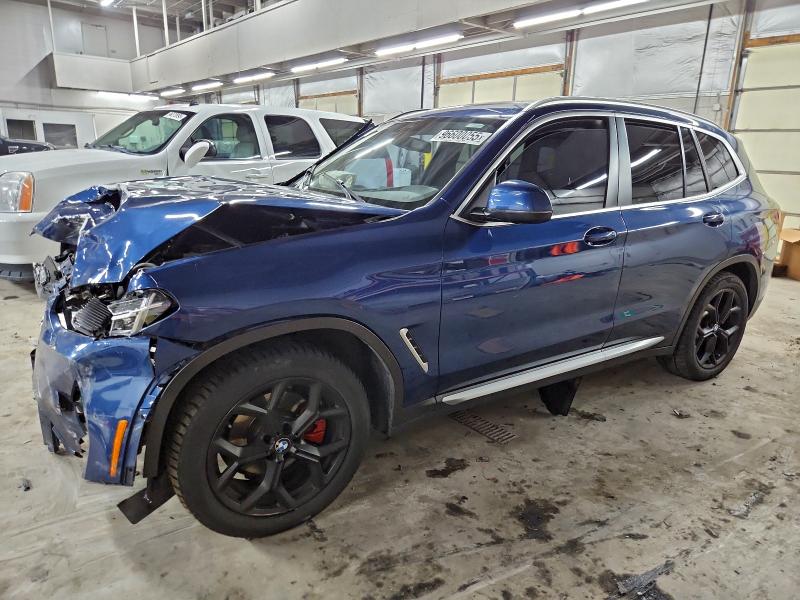 BMW X3 2022 with VIN 5UX53DP01N9L16356 - Photo from auction