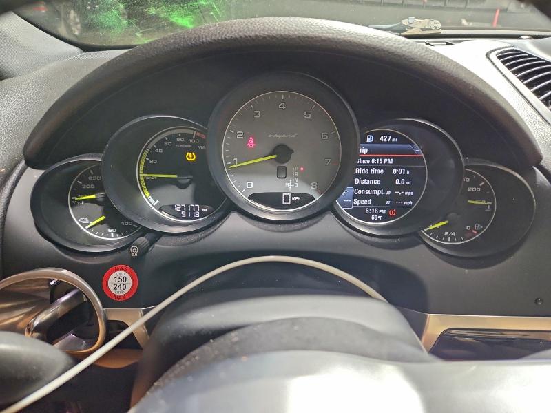 Photo 9 from auction – 2016 PORSCHE CAYENNE SE with VIN WP1AE2A21GLA18192