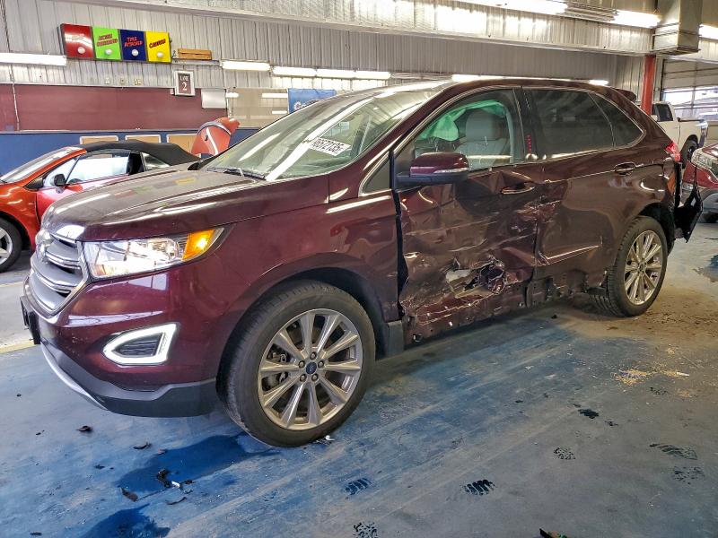 FORD EDGE TITAN 2018 with VIN 2FMPK4K98JBB38277 - Photo from auction