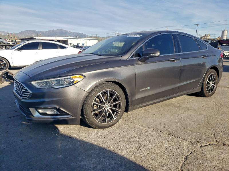 FORD FUSION SE 2017 with VIN 3FA6P0LU2HR247414 - Photo from auction