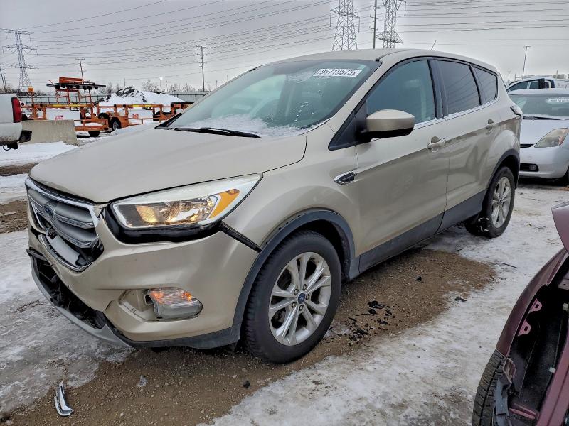 FORD ESCAPE SE 2017 with VIN 1FMCU0GD4HUD07407 - Photo from auction