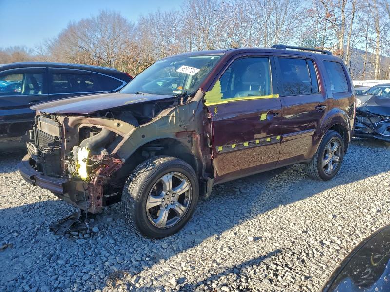 HONDA PILOT EXL 2013 with VIN 5FNYF4H57DB081448 - Photo from auction