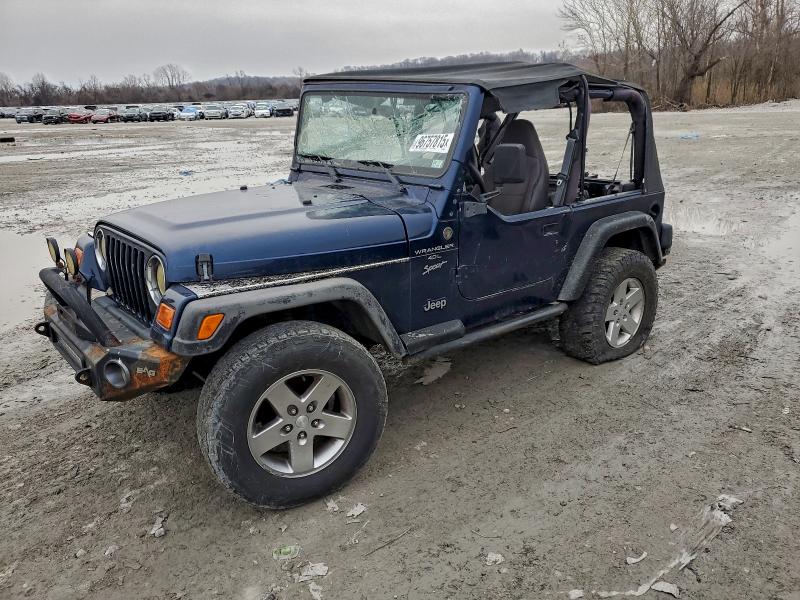 JEEP WRANGLER / 2001 с VIN 1J4FA49S91P304692 - Фото с аукциона