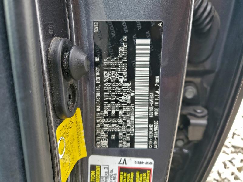 Photo 14 from auction – 2013 TOYOTA VENZA LE with VIN 4T3ZK3BB9DU060541