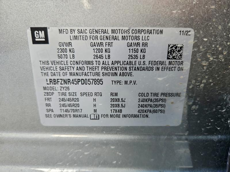 Photo 14 from auction – 2023 BUICK ENVISION E with VIN LRBFZNR45PD057895