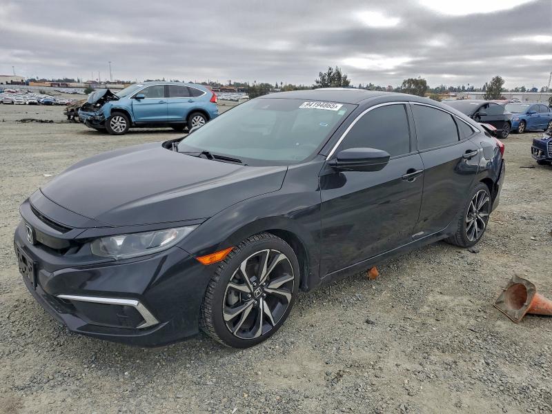HONDA CIVIC LX 2021 with VIN 2HGFC2F69MH517907 - Photo from auction