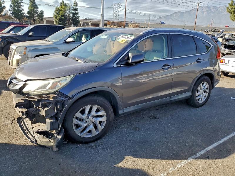 HONDA CR-V EXL 2015 with VIN 2HKRM3H79FH504024 - Photo from auction