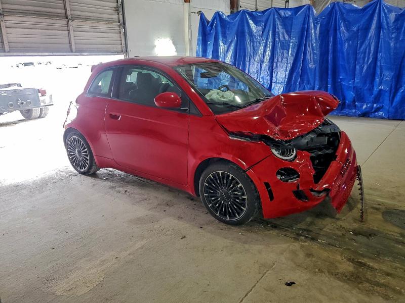 Photo 4 from auction – 2024 FIAT 500 E RED with VIN ZFAFFAA48RX209806