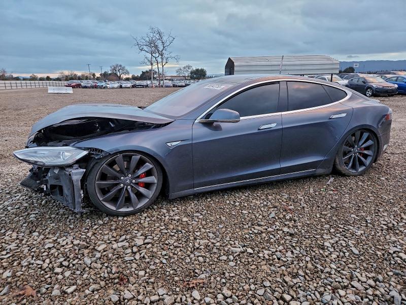 TESLA MODEL S 2014 with VIN 5YJSA1H13EFP48002 - Photo from auction