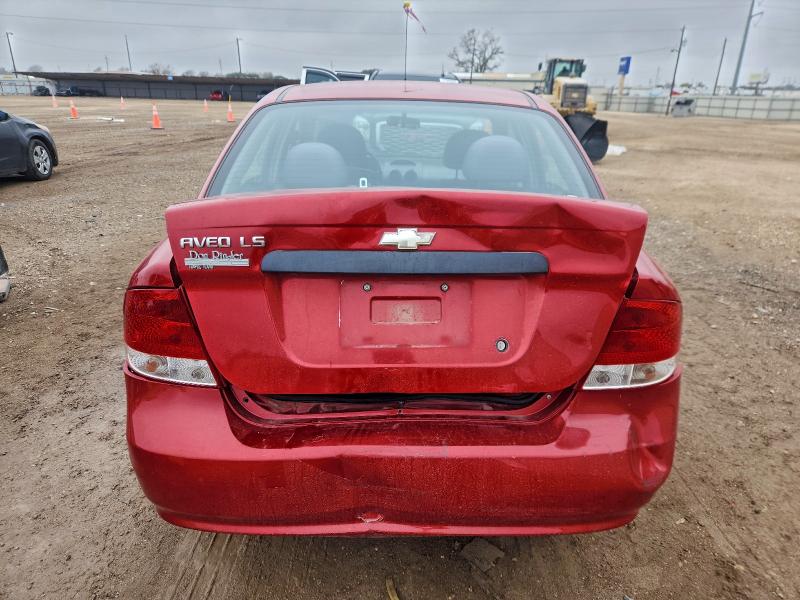 Photo 6 from auction – 2006 CHEVROLET AVEO BASE with VIN KL1TD56656B571840