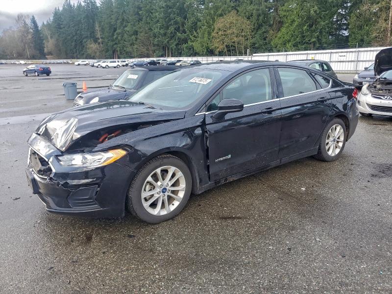 FORD FUSION SE 2019 with VIN 3FA6P0LU0KR225256 - Photo from auction
