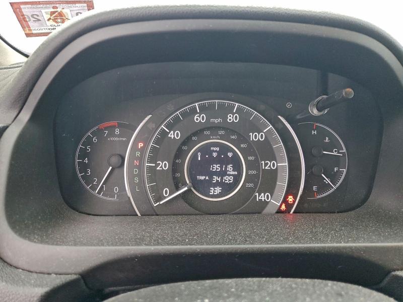 Photo 9 from auction – 2015 HONDA CR-V LX with VIN 5J6RM4H39FL040435