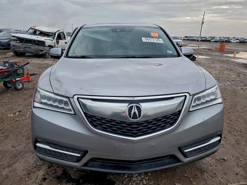 Photo 5 from auction – 2016 ACURA MDX TECHNO with VIN 5FRYD3H44GB014624