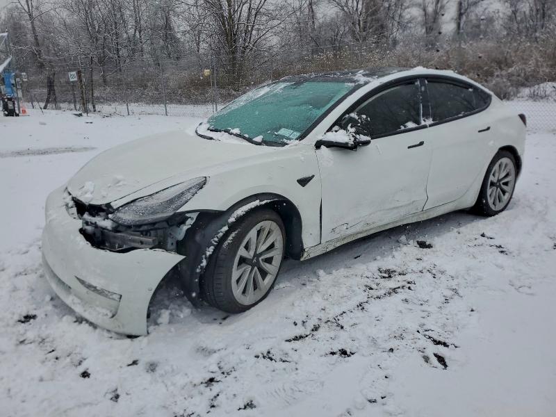 TESLA MODEL 3 2021 with VIN 5YJ3E1EAXMF856774 - Photo from auction