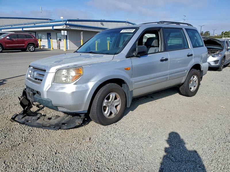 HONDA PILOT LX 2006 with VIN 5FNYF18146B014479 - Photo from auction