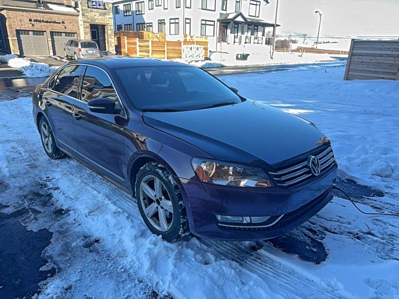 VOLKSWAGEN PASSAT 2013 with VIN 1VWBN7A38DC116799 - Photo from auction