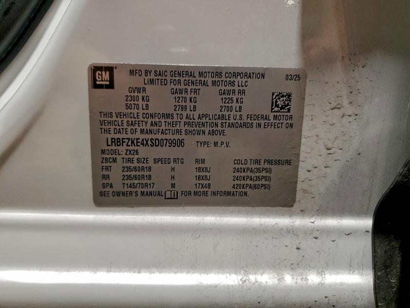 Photo 14 from auction – 2025 BUICK ENVISION P with VIN LRBFZKE4XSD079906