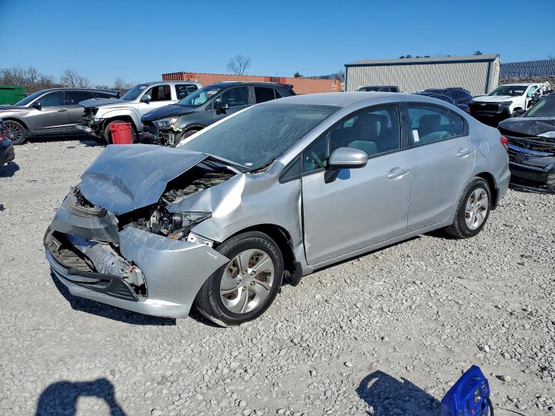 HONDA CIVIC LX 2014 with VIN 19XFB2F54EE000813 - Photo from auction