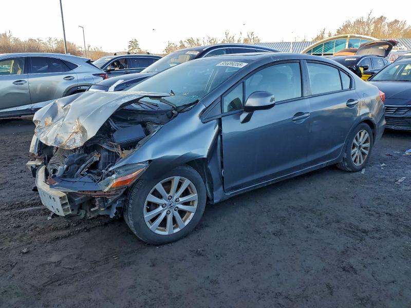 HONDA CIVIC EX 2012 with VIN 2HGFB2F83CH311050 - Photo from auction