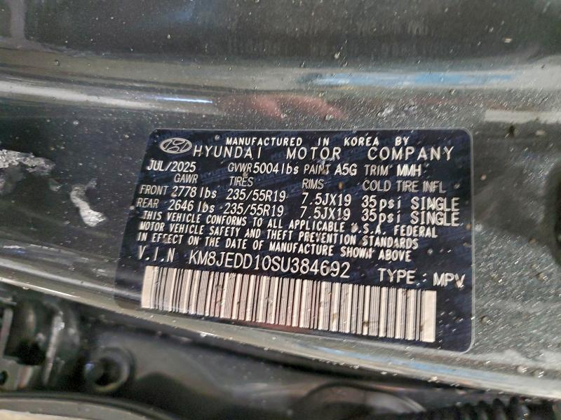 Photo 14 from auction – 2025 HYUNDAI TUCSON LIM with VIN KM8JEDD10SU384692