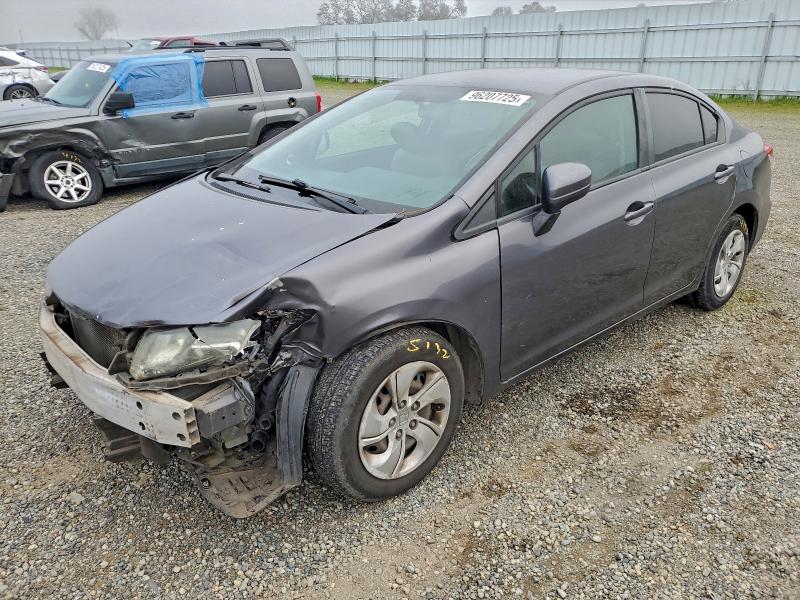 Photo 1 from auction – 2014 HONDA CIVIC LX with VIN 19XFB2F54EE247443