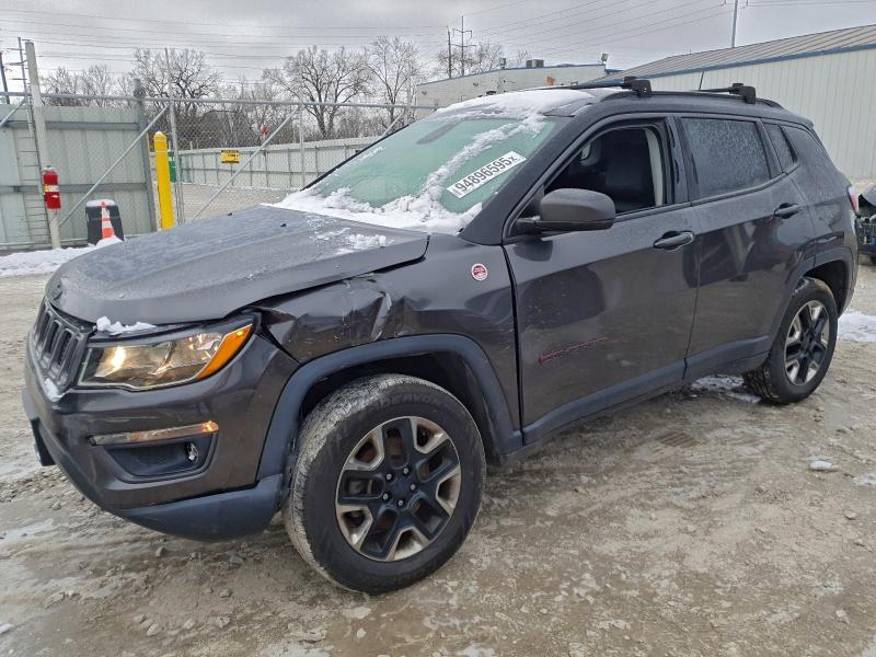 JEEP COMPASS TR 2018 with VIN 3C4NJDDB5JT314480 - Photo from auction