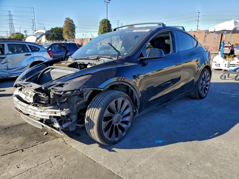 TESLA MODEL Y 2021 with VIN 5YJYGDEF5MF099036 - Photo from auction