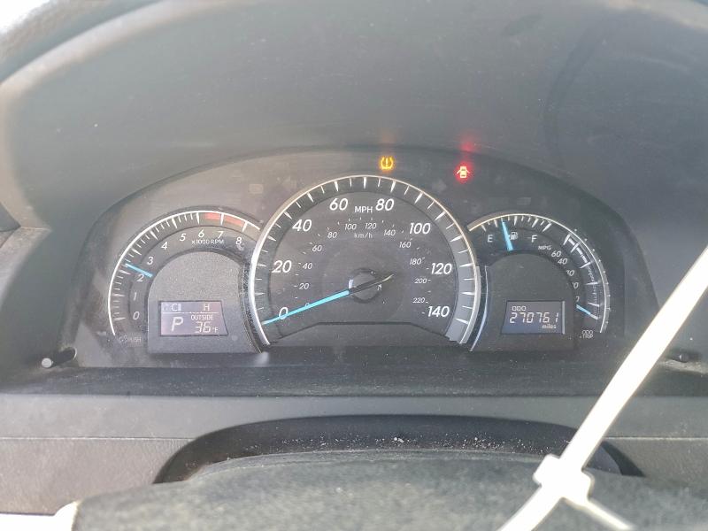 Photo 9 from auction – 2012 TOYOTA CAMRY BASE with VIN 4T4BF1FK8CR219969