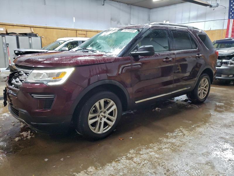 FORD EXPLORER X 2018 with VIN 1FM5K8D86JGC84348 - Photo from auction