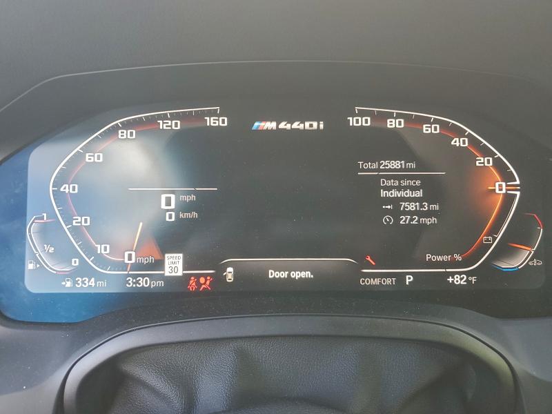 Photo 9 from auction – 2021 BMW M440I with VIN WBA53AT06MCG37011