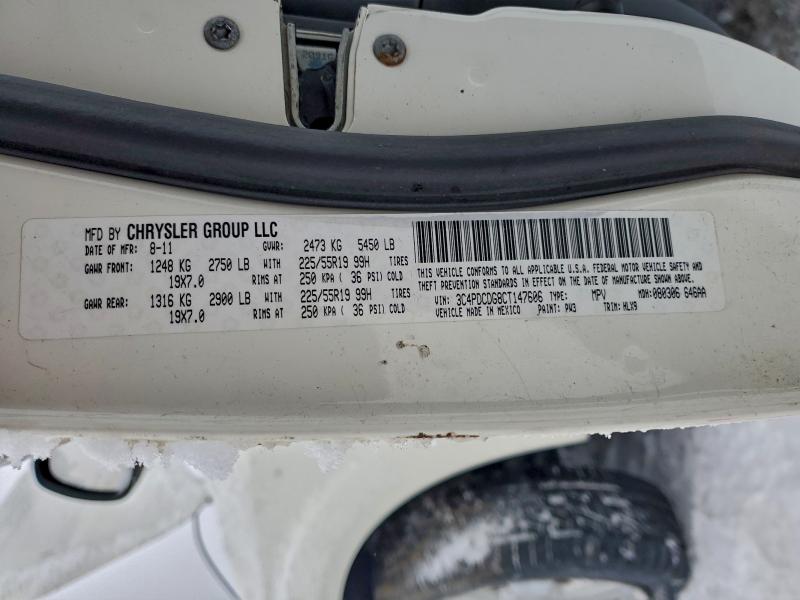 Photo 14 from auction – 2012 DODGE JOURNEY CR with VIN 3C4PDCDG8CT147606