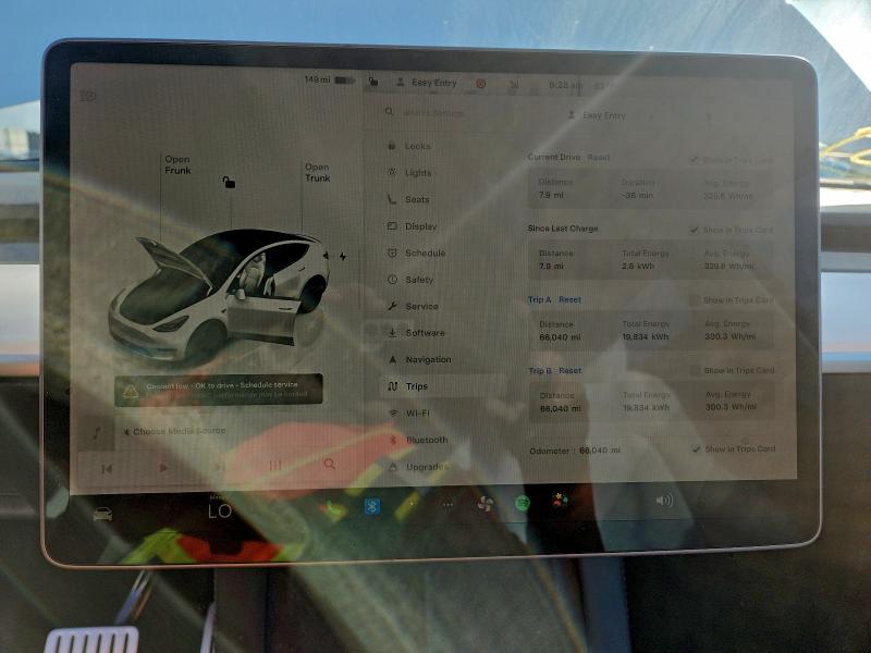 Photo 9 from auction – 2023 TESLA MODEL Y with VIN 7SAYGDEF4PF605236