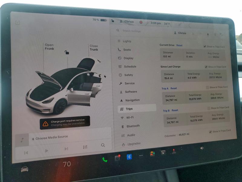 Photo 9 from auction – 2021 TESLA MODEL Y with VIN 5YJYGAEEXMF218348
