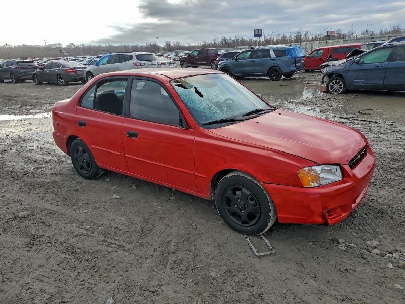 Photo 4 from auction – 2001 HYUNDAI ACCENT GL with VIN KMHCG45C31U228941