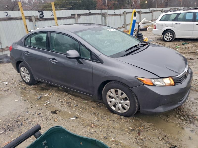 Photo 4 from auction – 2012 HONDA CIVIC LX with VIN 19XFB2F55CE358273