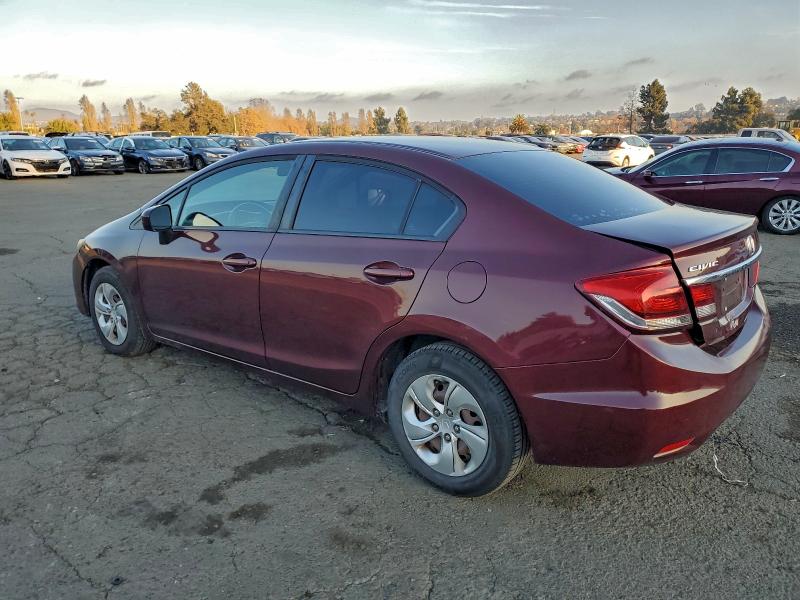 Photo 2 from auction – 2015 HONDA CIVIC with VIN 19XFB2F5XFE708260