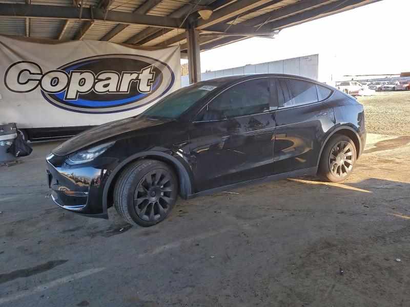 TESLA MODEL Y 2021 with VIN 5YJYGDEE1MF228560 - Photo from auction