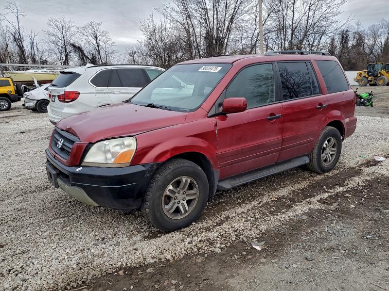 HONDA PILOT EXL 2004 with VIN 2HKYF18594H584060 - Photo from auction