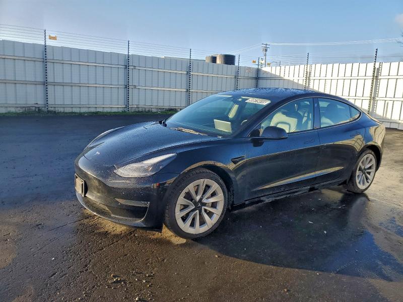 TESLA MODEL 3 2022 with VIN 5YJ3E1EA8NF370935 - Photo from auction