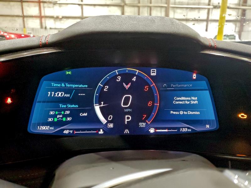 Photo 9 from auction – 2021 CHEVROLET CORVETTE S with VIN 1G1YB2D48M5105456