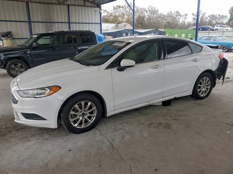 FORD FUSION S 2017 with VIN 3FA6P0G72HR198820 - Photo from auction