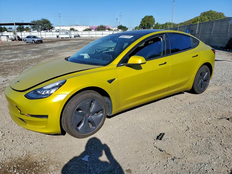 TESLA MODEL 3 2020 with VIN 5YJ3E1EA0LF633271 - Photo from auction