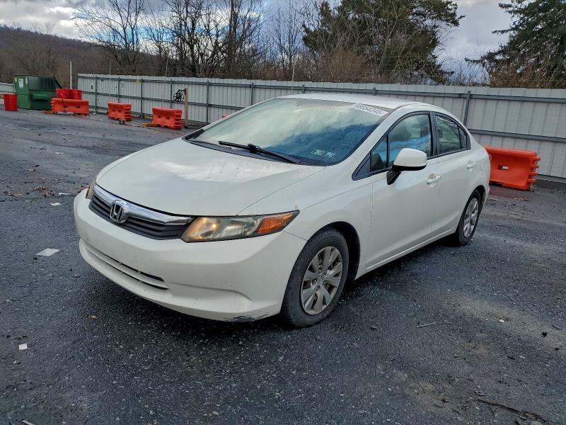 HONDA CIVIC LX 2012 with VIN 2HGFB2F54CH525437 - Photo from auction