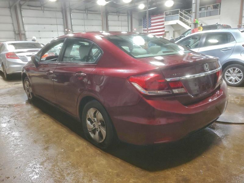 Photo 2 from auction – 2014 HONDA CIVIC LX with VIN 2HGFB2F55EH513378