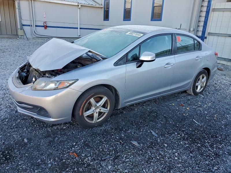 HONDA CIVIC LX 2013 with VIN 2HGFB2F5XDH575809 - Photo from auction