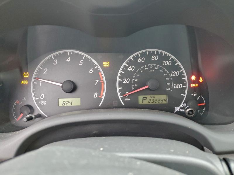 Photo 9 from auction – 2009 TOYOTA COROLLA BA with VIN 1NXBU40E79Z033711