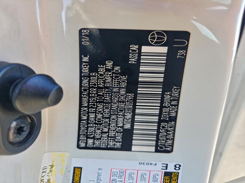 Photo 14 from auction – 2018 TOYOTA C-HR with VIN NMTKHMBX1JR057968