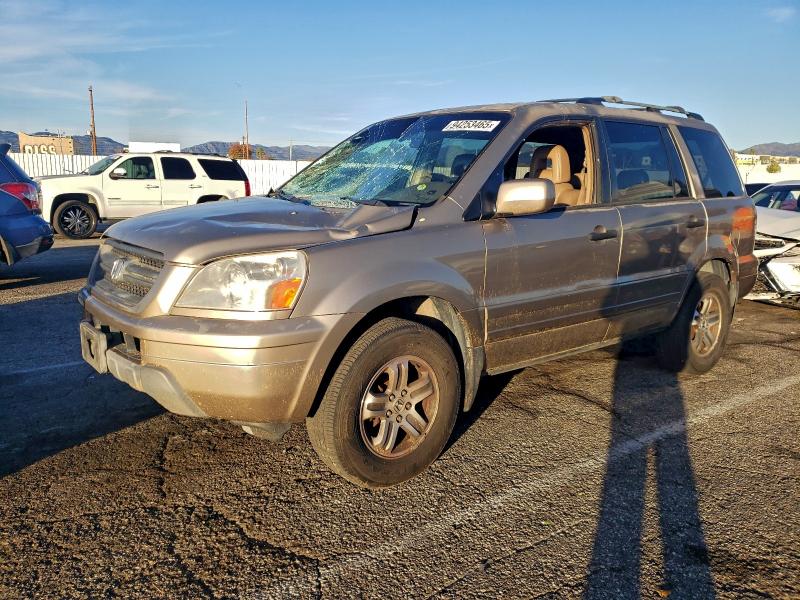 HONDA PILOT 2004 with VIN 2HKYF18594H612410 - Photo from auction